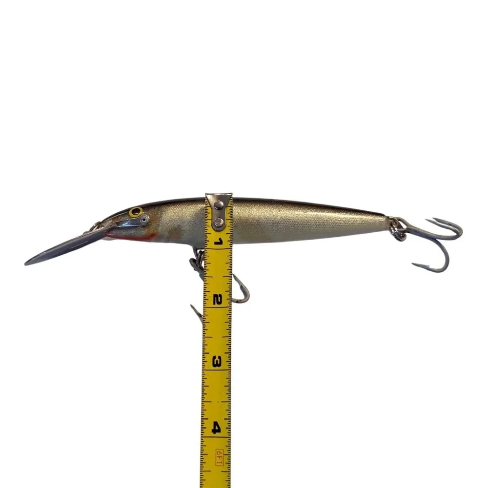 Rapala Deep Tail Dancer 5.5 Inch Trolling Lure Silver Black Back Crankbait